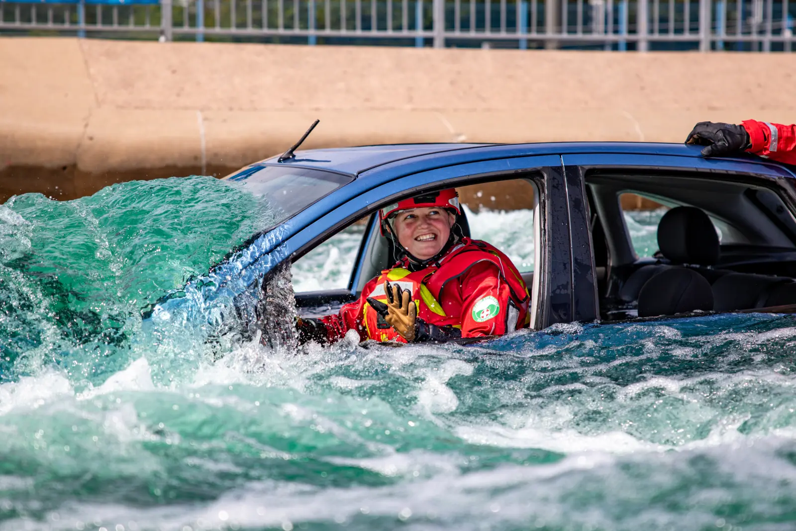 Flood rescue training