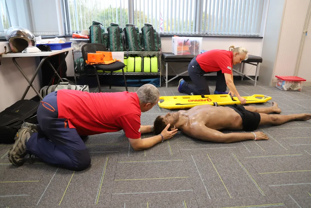 First aid training